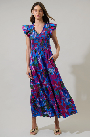 Sunfire Dress -- Tropics