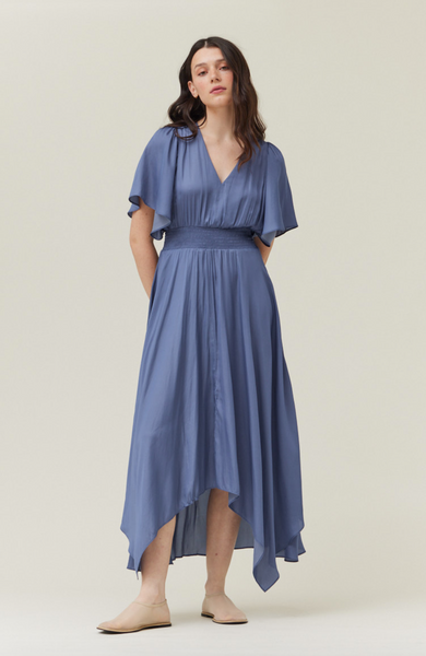 Linda Dress -- Indigo