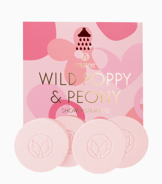 Wild Poppy and Peony Shower Steamers