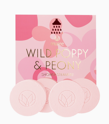 Wild Poppy and Peony Shower Steamers