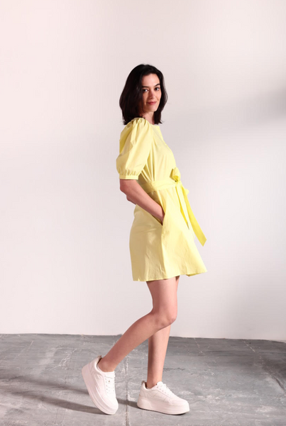 Paula Dress -- Lemonade