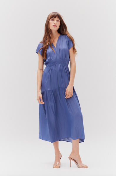 Lagoon Dress -- Indigo