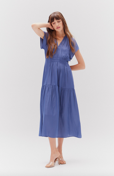 Lagoon Dress -- Indigo