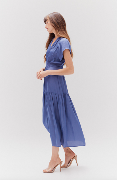 Lagoon Dress -- Indigo