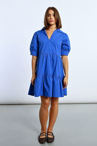 Dahlia Dress — Blue