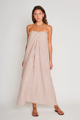 Rosalyn Dress -- Sedona Stripe