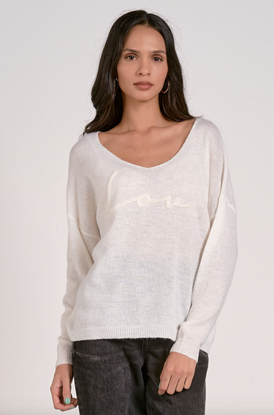 Love Sweater -- White