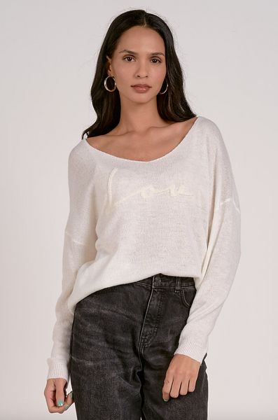 Love Sweater -- White