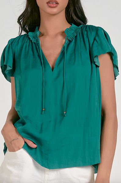 Atlantis Top -- Emerald