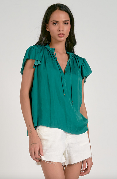 Atlantis Top -- Emerald