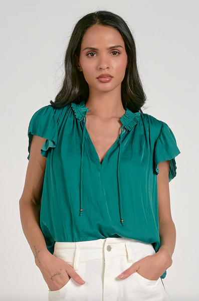 Atlantis Top -- Emerald