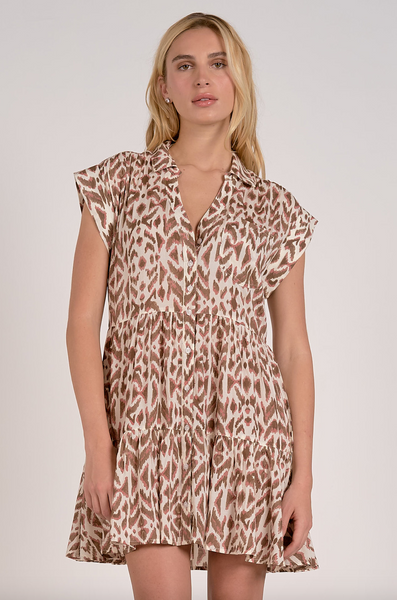 Erika Dress -- Brown