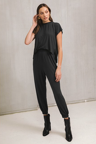 Luna Jumpsuit -- Black