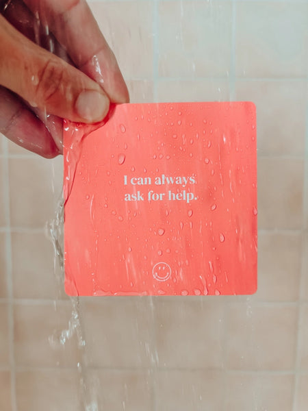 Shower Affirmation Cards - Teens