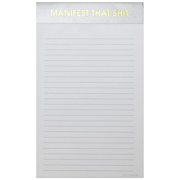 Manifest That Shit Notepad