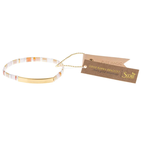 Pure Magic Miyuki Bracelet - Neutral / Gold