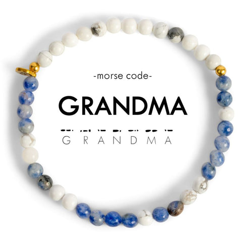 Morse Code Bracelet - Grandma