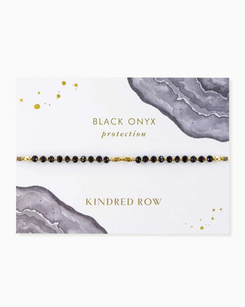 Healing Gemstone Stacking Bracelet - Black Onyx