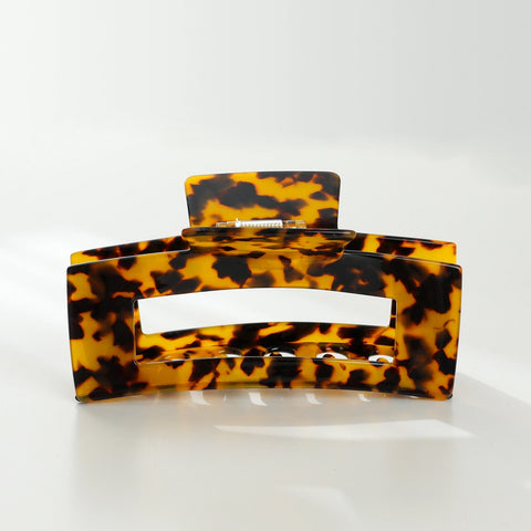 Luna Mega Rectangular Clip - Tortoise