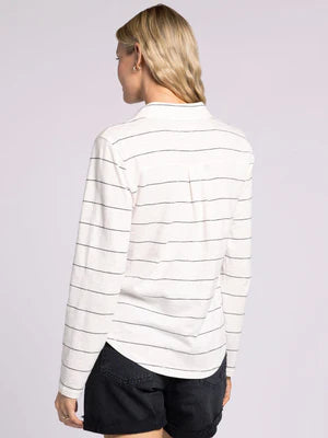 Rosanna Top -- Ivory Black