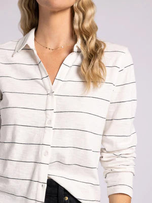 Rosanna Top -- Ivory Black