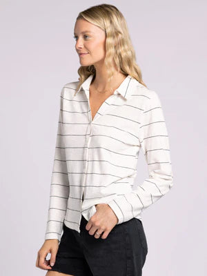 Rosanna Top -- Ivory Black