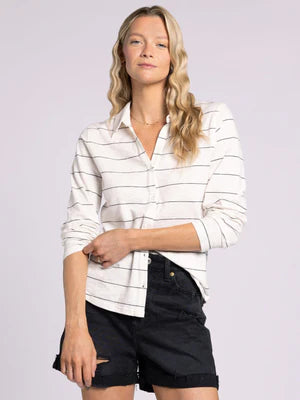 Rosanna Top -- Ivory Black