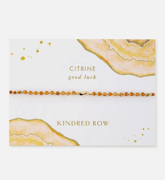 Healing Gemstone Stacking Bracelet - Citrine